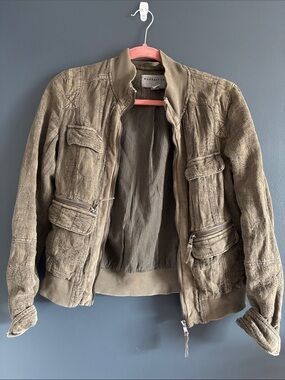 Marrakech Olive Green Bomber Jacket